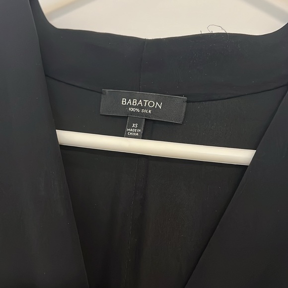 Babaton Black Silk Dress | Size XS - Picture 3 of 5